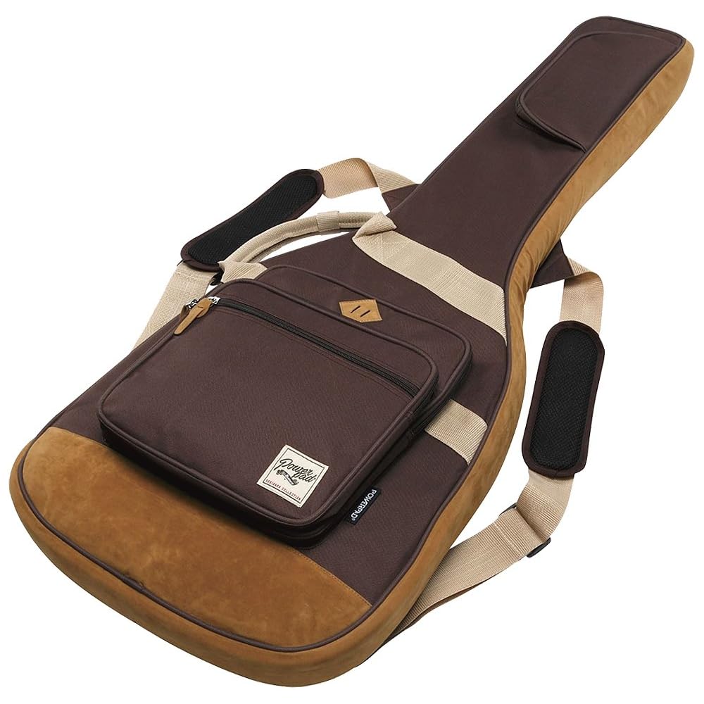 Ibanez IGB541 PowerPad Electric Guitar Gig Bag Brown with Ebi Original Pick