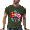 Summer Harajuku Custom T Shirt Heavyweight Informal New Arrival Matryoshka Jewel, Tatoo Designsweat Short Vintage Sleeve Tee