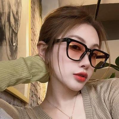Retro Square Brille Einfarbig Blaulichtfilter Strahlenschutz Einfarbig Brillenrahmen