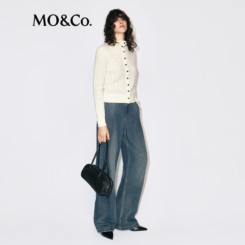 MO&Co. High-Waist Straight Leg Denim Jeans 27