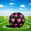1pc Pink Geometric Unicorn Size 5 Soccer Ball Professional Match Training Football Indoor &Outdoor Sports Ball Lightweight Durable C6594