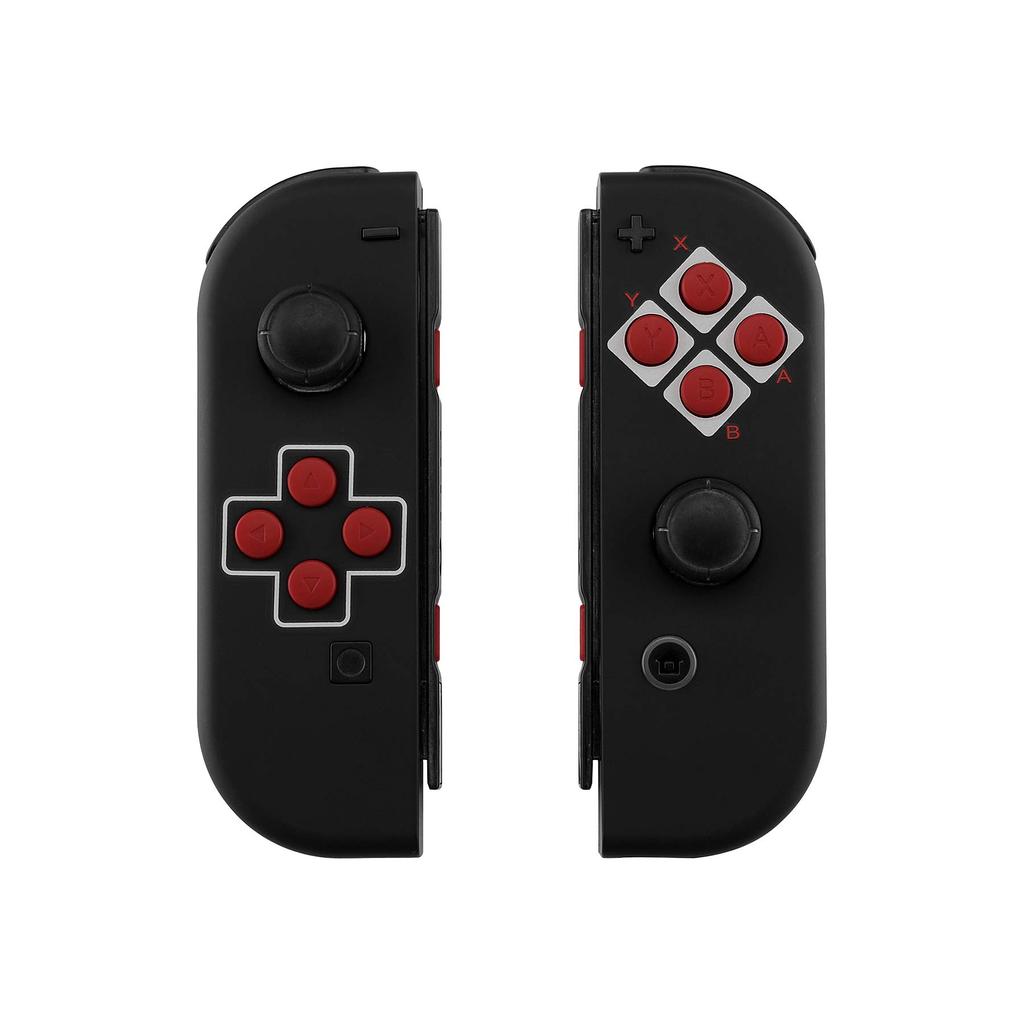 eXtremeRate Retro Design Replacement Shell for Is Not Handheld Controller Housing Case Compatible with Switch Joycon and Switch OLED with Full Set DIY