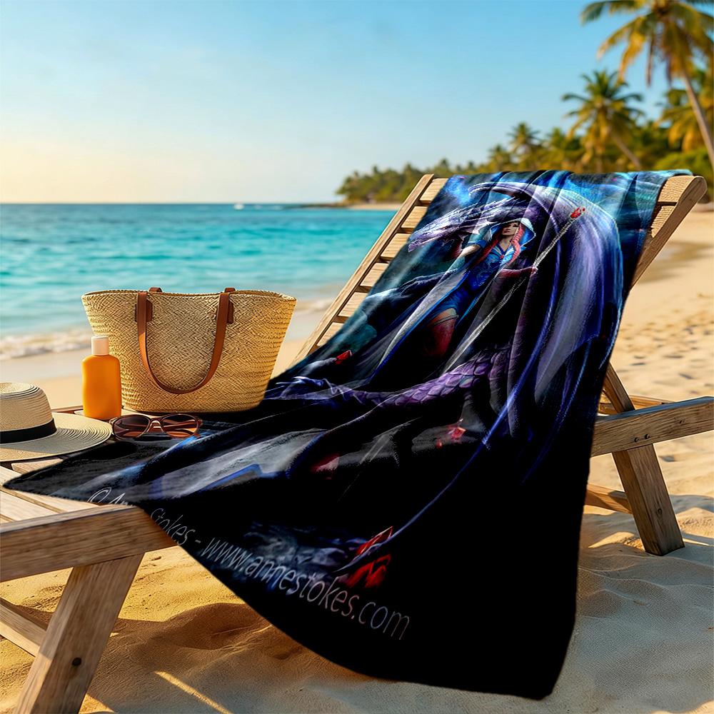 Gotischer Stil Strandtuch Weich Langlebig Schnelltrocknend Bequem Leicht