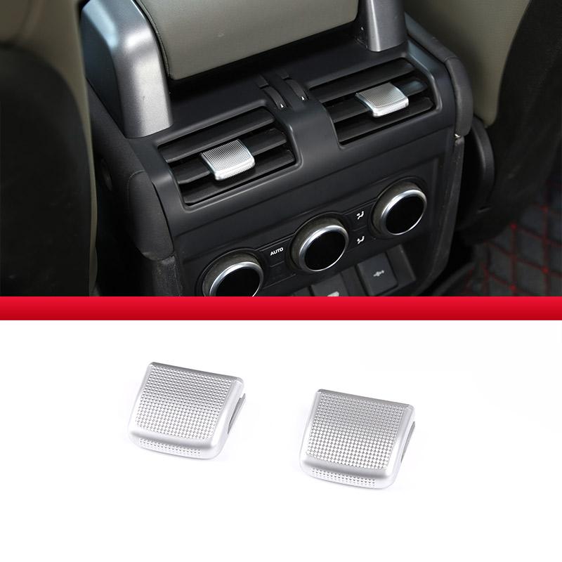 För Land Rover Defender 90 110 -2024 ABS Krom Bil Central Kontroll Luftutblås Justeringsspak Cover Dekorativa Tillbehör