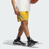 Adidas Select Drawstring Straight-Leg Shorts Men Bottoms Yellow IK9457