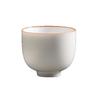 Gold Thread Porcelain Gongfu Tea Cup - Traditional White Ceramic for Home Use