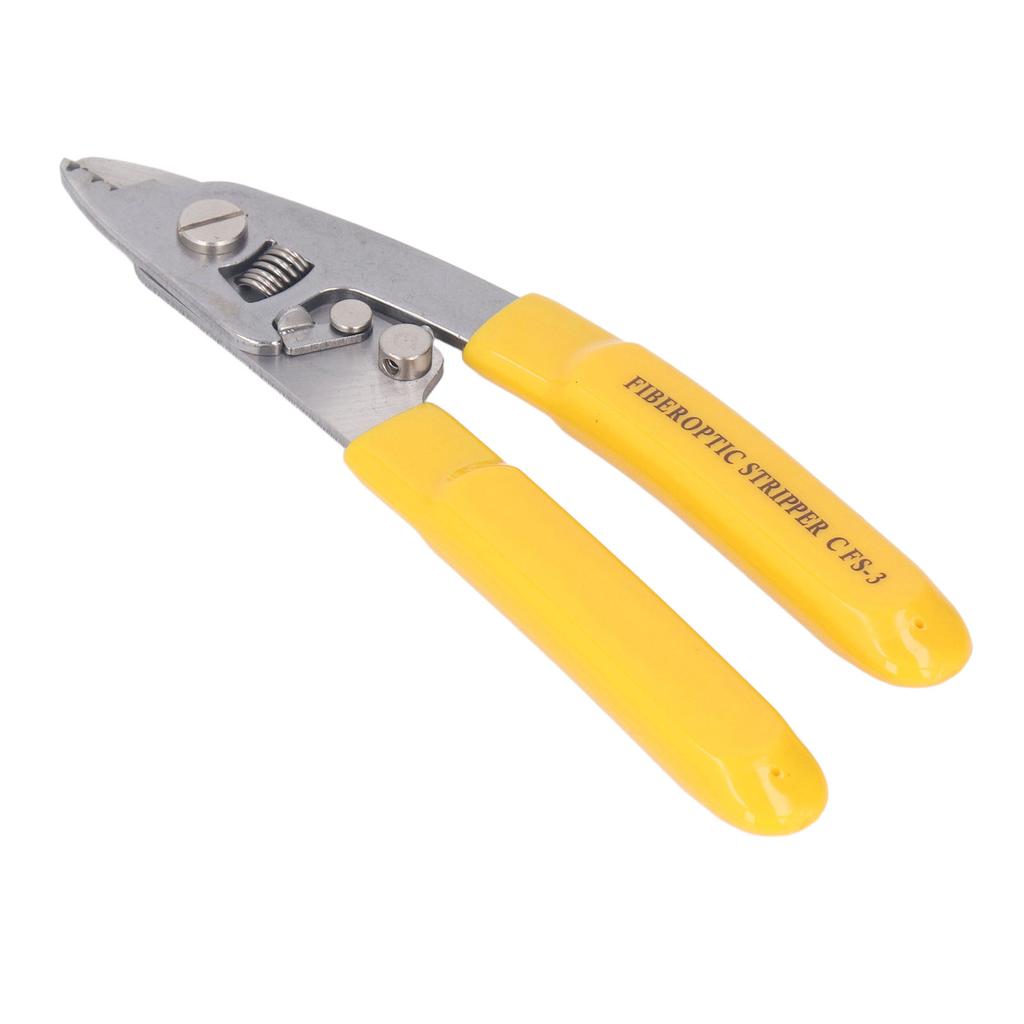 Fiber Optic Stripper Stainless Steel 3 Port Hole Cable Wire Stripping Tool CFS‑3