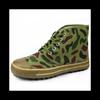 High-Top Green Work Shoes with Thick Vulcanized Rubber Sole for Men and Women
