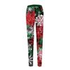 Women's Pants Christmas Printed Stretchy Soft Bottoms Casual Home Sleeping Pants
