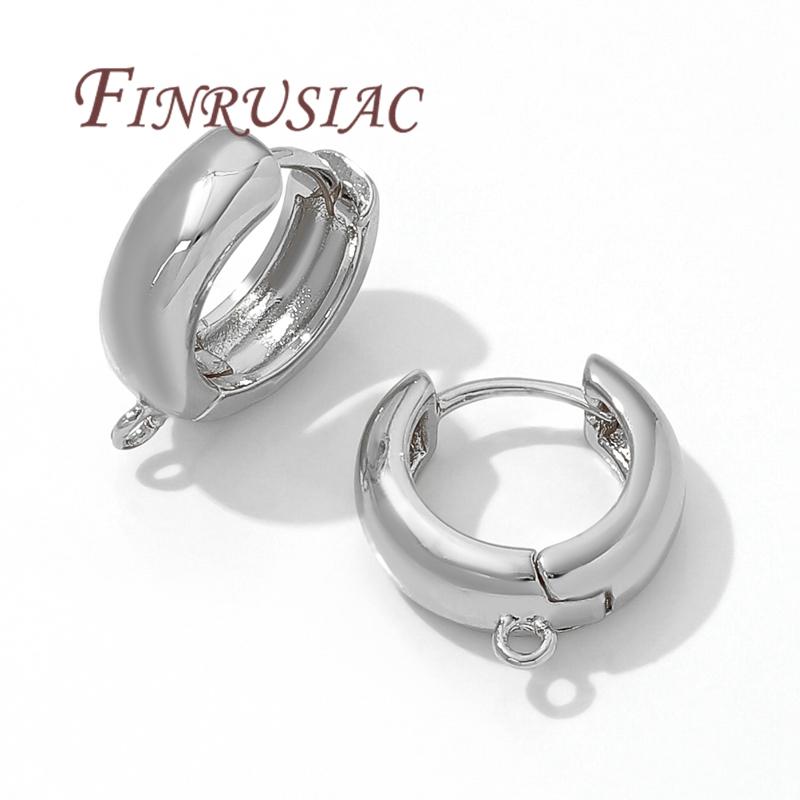 18K Gold Plated Earrings Fixtures Accessories Round Earrings Hooks Clasp Findings,Earwires Fasteners,DIY Earrings Jewelry Making