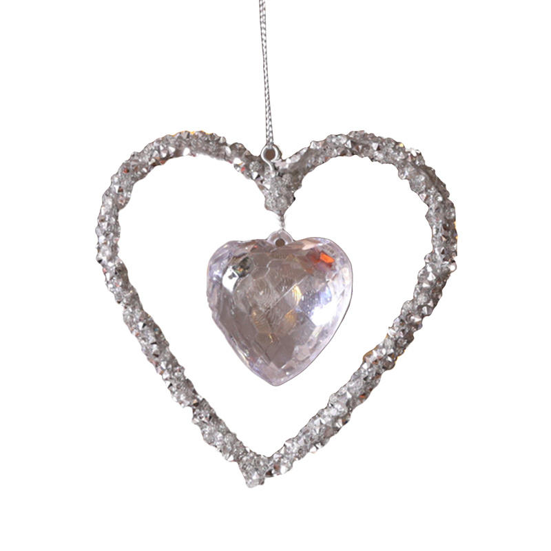 Ornamente Fulg de Nea Picătură de Gheață Cristal Brad de Crăciun Transparent Decorațiune Pandantiv Decor Exquis pentru Casă Navidad