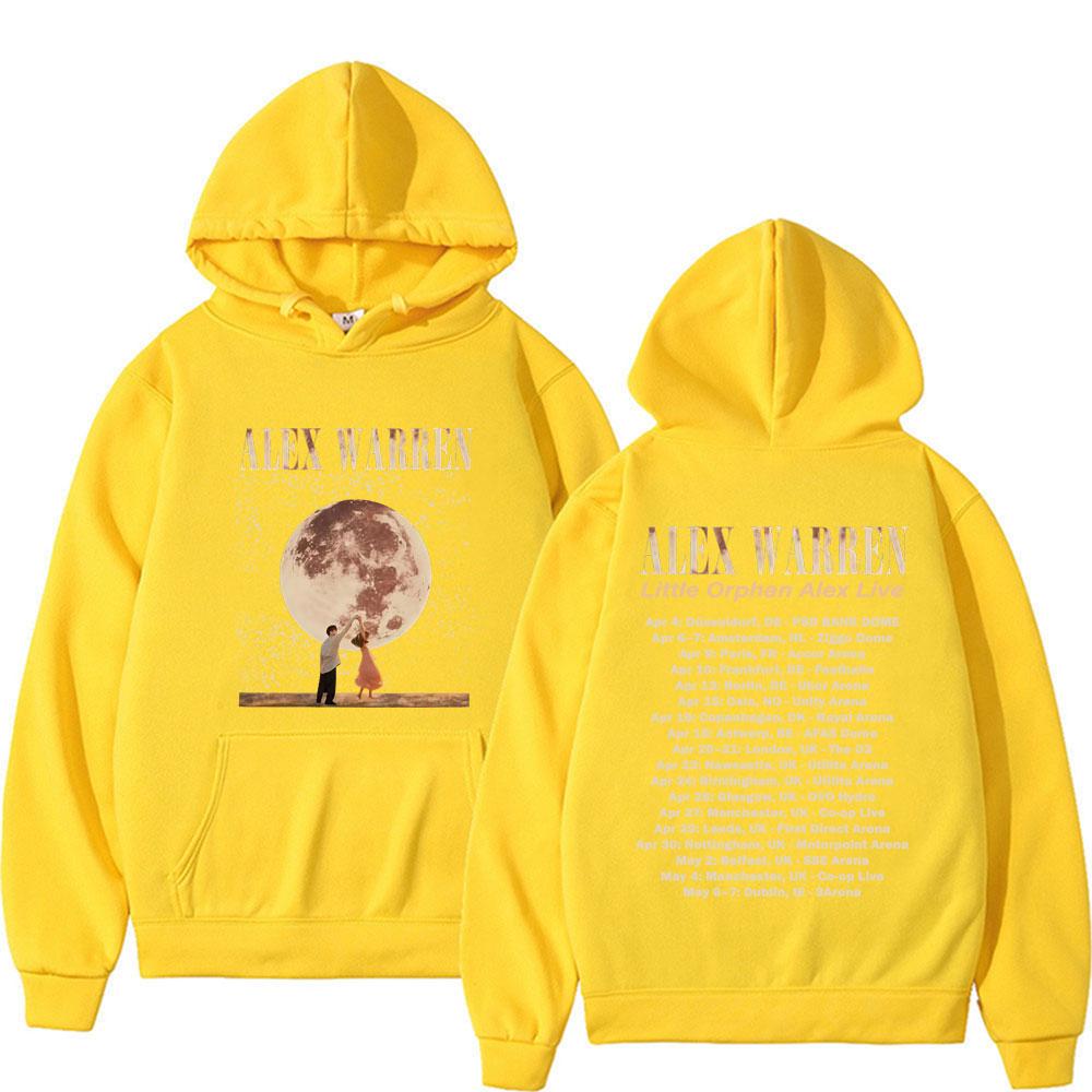Unisex Woman'sAlex Warren Little Orphan Alex Live 2026 Sweatshirts Men Women Vintage Fashion Trend Hoodies Long Sleeve Loose Hooded Streetwear