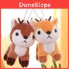 Plush Sika Deer Keychain With Pp Cotton Filling For Kids And Bag Decor