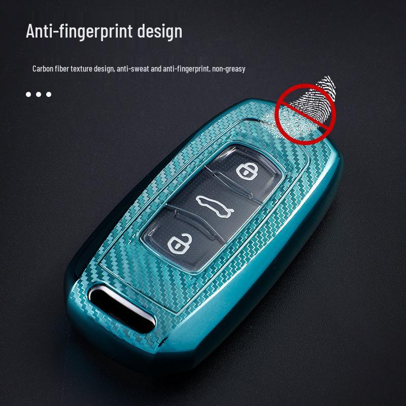 Geely Emgrand GS Vision X6 Carbon Fiber Soft Rubber Key Case