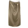 Made In Italy Mimole Length Tight Skirt 36 Khaki Gray System Women Used
