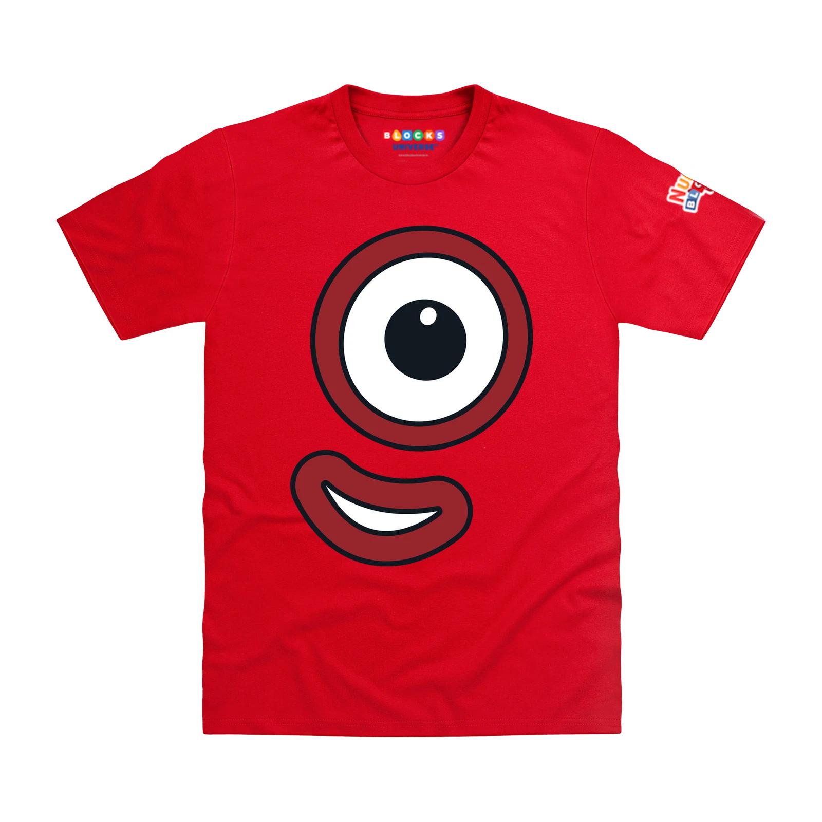

Officially Licensed Numberblocks - Numberblock One s Face Kids T-Shirt 160