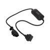 12‑24V   Scanner Adapter Cable Fit X431 Easydiag 2.0Celsius3.0 GOLO ABS Heat Resistant for Heavy Duty Trucks