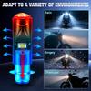 1Pcs CSP Moto LED H4 BA20D P15D Motorcycle Headlight Bulb Super Bright 1450LM Motos Accessories High Lo Beam Fog Light 12V