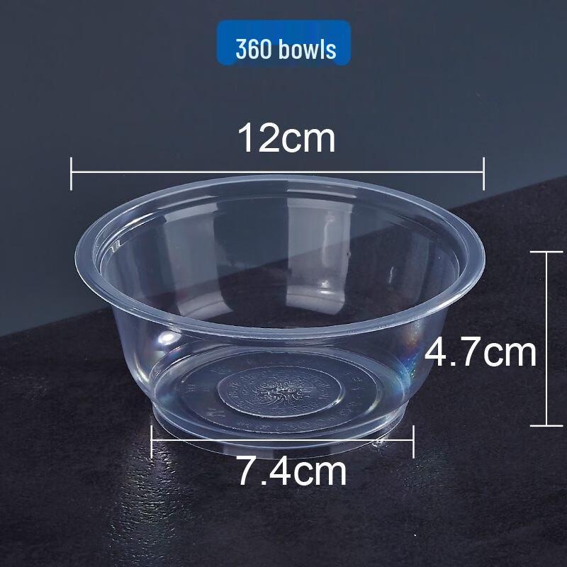 

Heavy-Duty Disposable Round Plastic Bowls