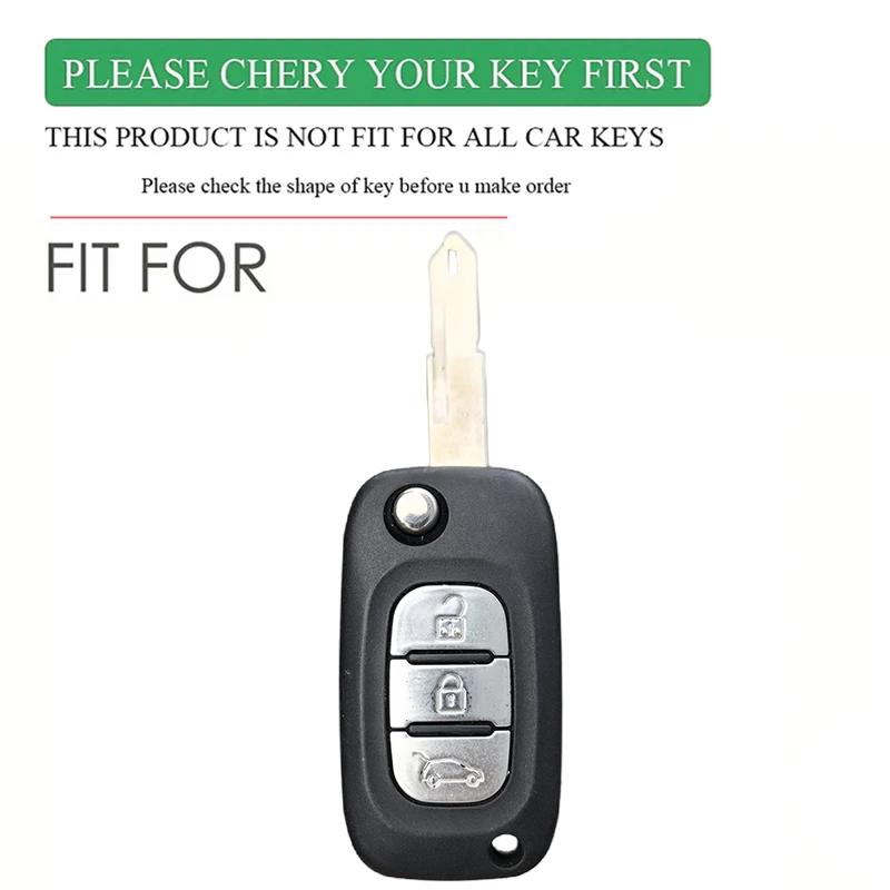 Car Key Case Cover For Renault Megane 3 Fluence For Lada Priora Kalina Granta Xray For Smart Fortwo 453 Forfour -