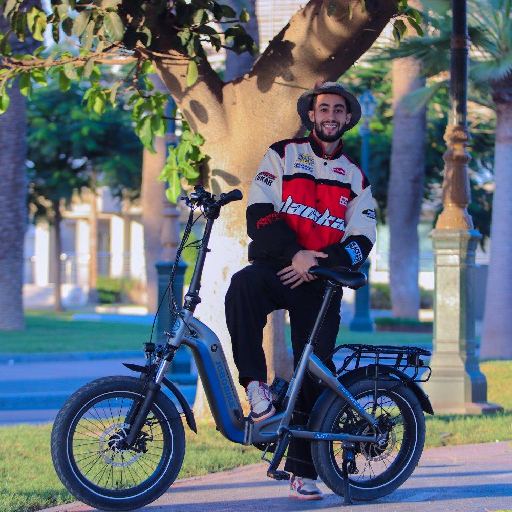 JOBOBIKE Romer  pro Foldable Step-Through Frame 48V15Ah LG Battery Tektro Brakes Shimano Gears Off-Road Commuter Electric Bike