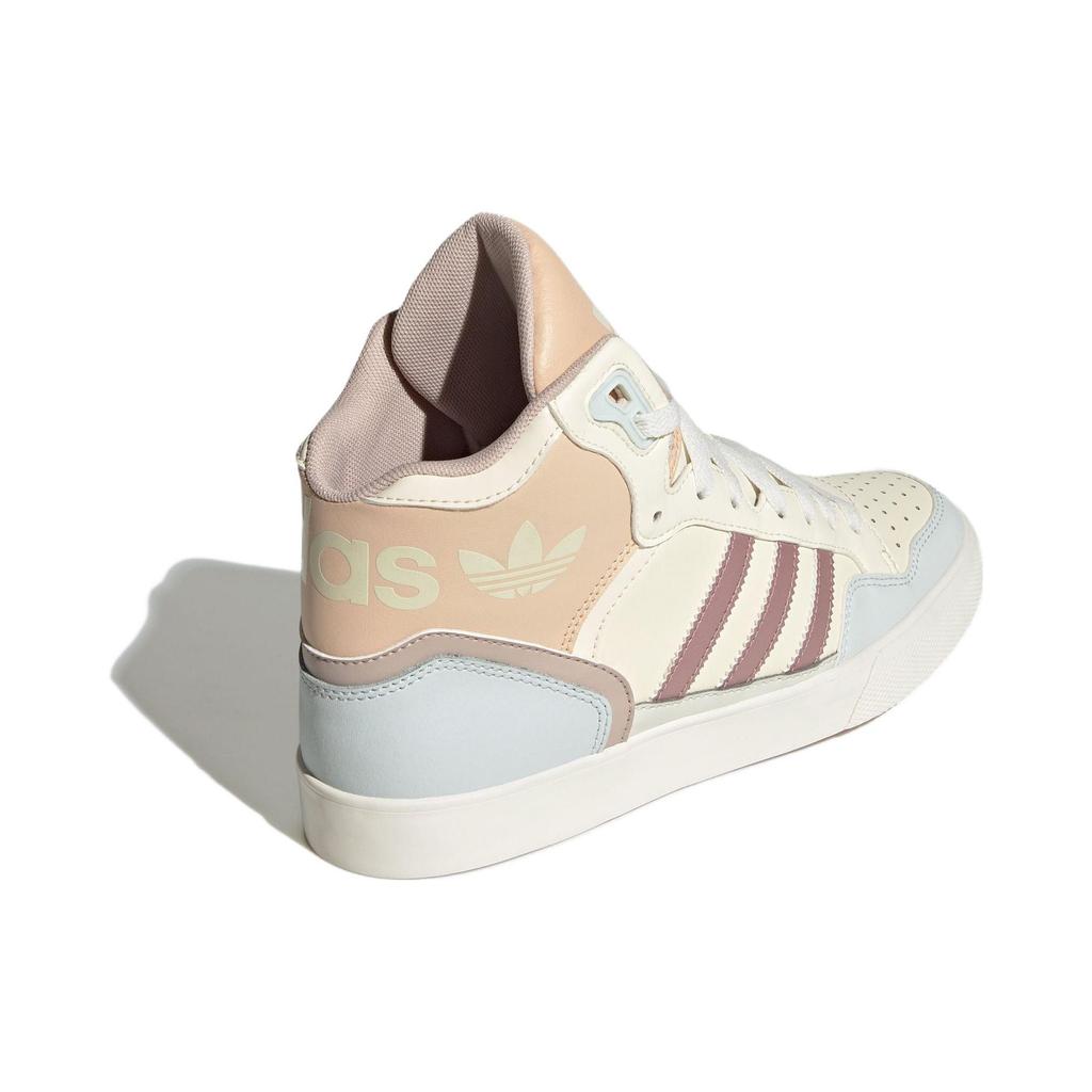 Adidas Originals Extaball Casual Versatile Durable Mid-Top Skate Shoes Women Sneakers White ID6073
