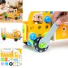 Childrens Wooden Puzzle Tool Car With Screw Nuts Set For Early Education And Development