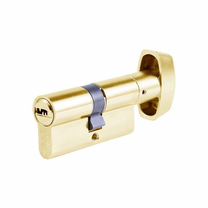 Cylindre de sécurité - Tesa - T65B3040L - 30 x 40 mm - 5 clés en laiton - 6 goupilles anti-chocs
