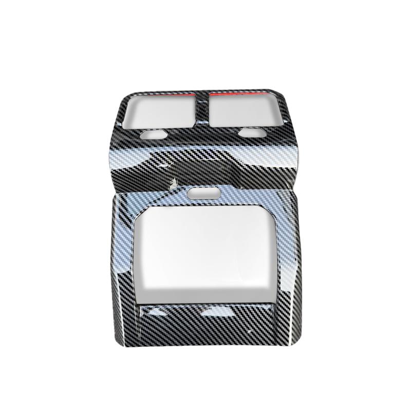 Carbon Fiber Style Car Rear Air Conditioning Outlet Vent Trim Frame For BMW 5 Series i5 G60 2025 2025 car Interior Accessories