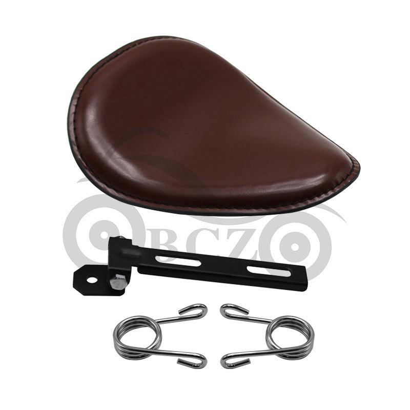 Harley Cruiser Retro Spring Leather Solo Seat Cushion Modified Accessory