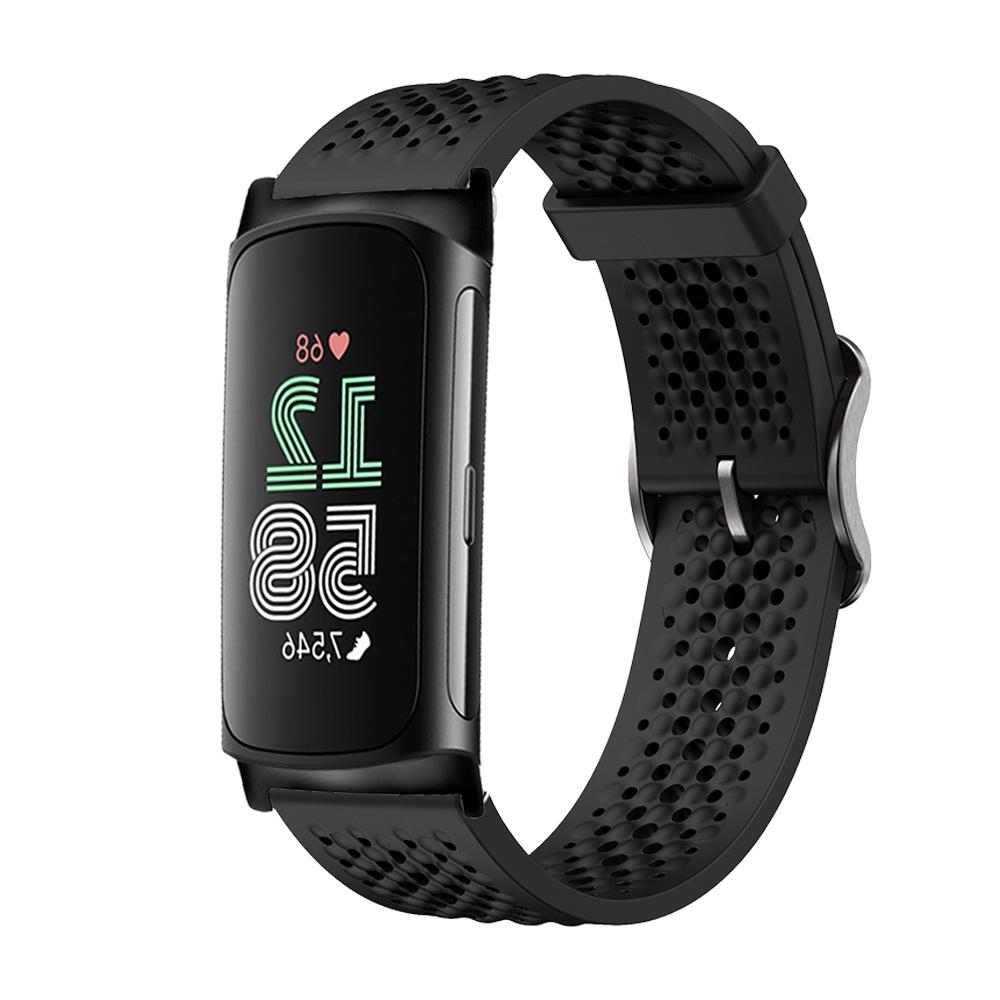 Cinturino Classico Adatto per Fitbit Charge 6 Traspirante Morbido Cinturino in Silicone per Charge 5/Charge6 Sport Cinturino Impermeabile Correa