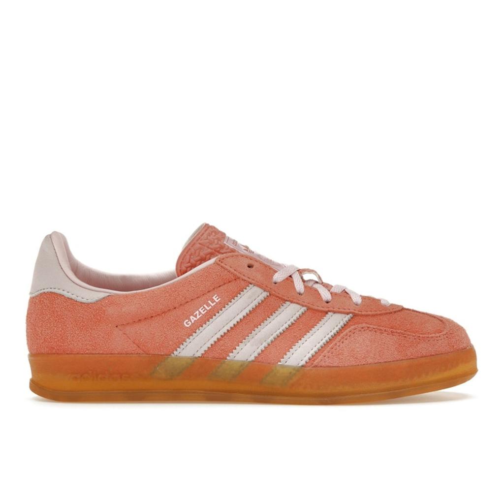 Adidas Gazelle Innendørs Wonder Clay Gum Damesneakers Rosa Klarrosa Gummi-3 IE2946