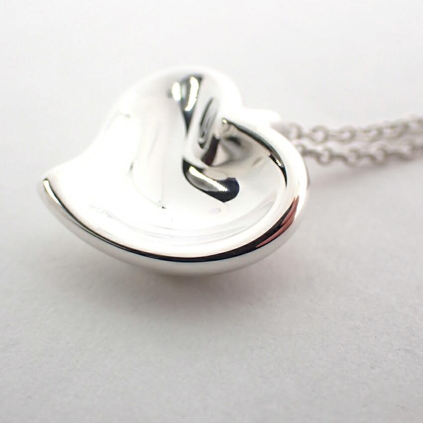 [Used] TIFFANY 925 Full Heart Pendant/Necklace/g523-16