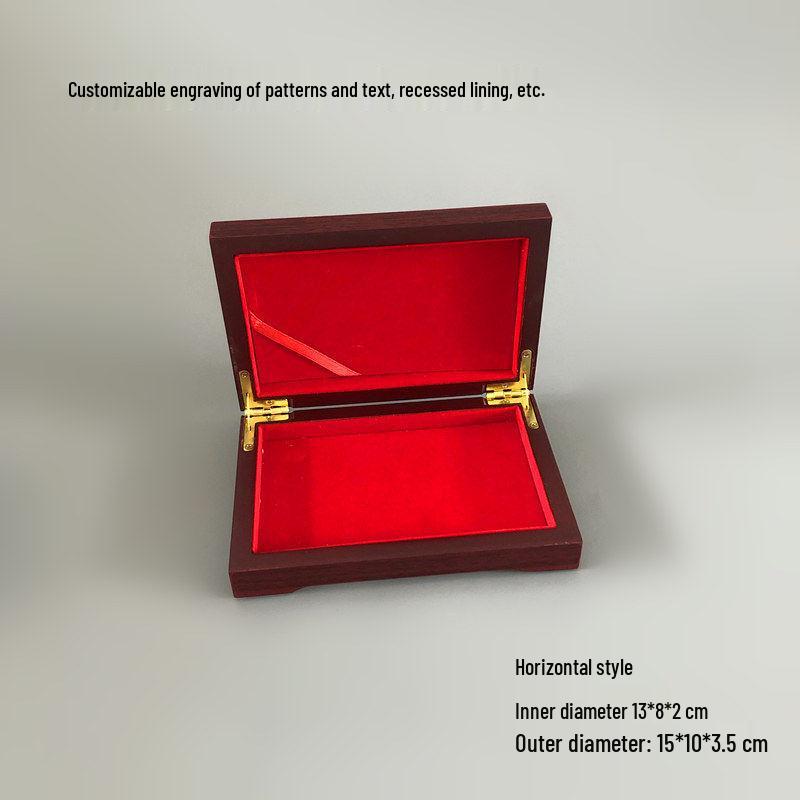 

Gold & Silver Bar Storage Box | Everyday Accessory | Wooden Document Box | Engraving Options Available