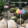 Solar Light Creative Realistic Looking Shape High Waterproof Brightness Easy Installation Decorative Iron Umbrella Style