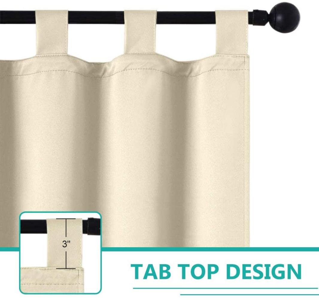 

Бежевая штора блэкаут с термоподкладкой для улицы - 50 дюймов. Ш x 120 дюймов. L United States