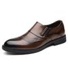 Fashion High Quality Brand Men's Casual Leather Dress Shoes Classic Business Formal Oxford Shoes Flat Designer Outdoor Comfy Loafers