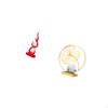 Modern Resin Flame Iron Figurine Abstract Fire Sculpture Decorative Collectible Ornament for Office
