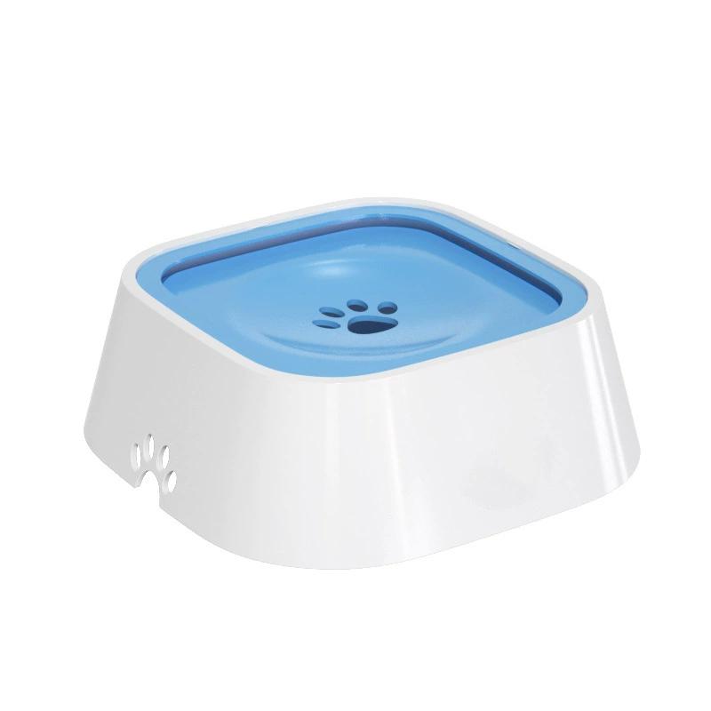 

Floating Pet Bowl 1L Pet Water Dispenser ABS Plastic Pet Drinking Bowl Keeps Fur Dry for Long-Haired Pets Drinking Dispenser синій