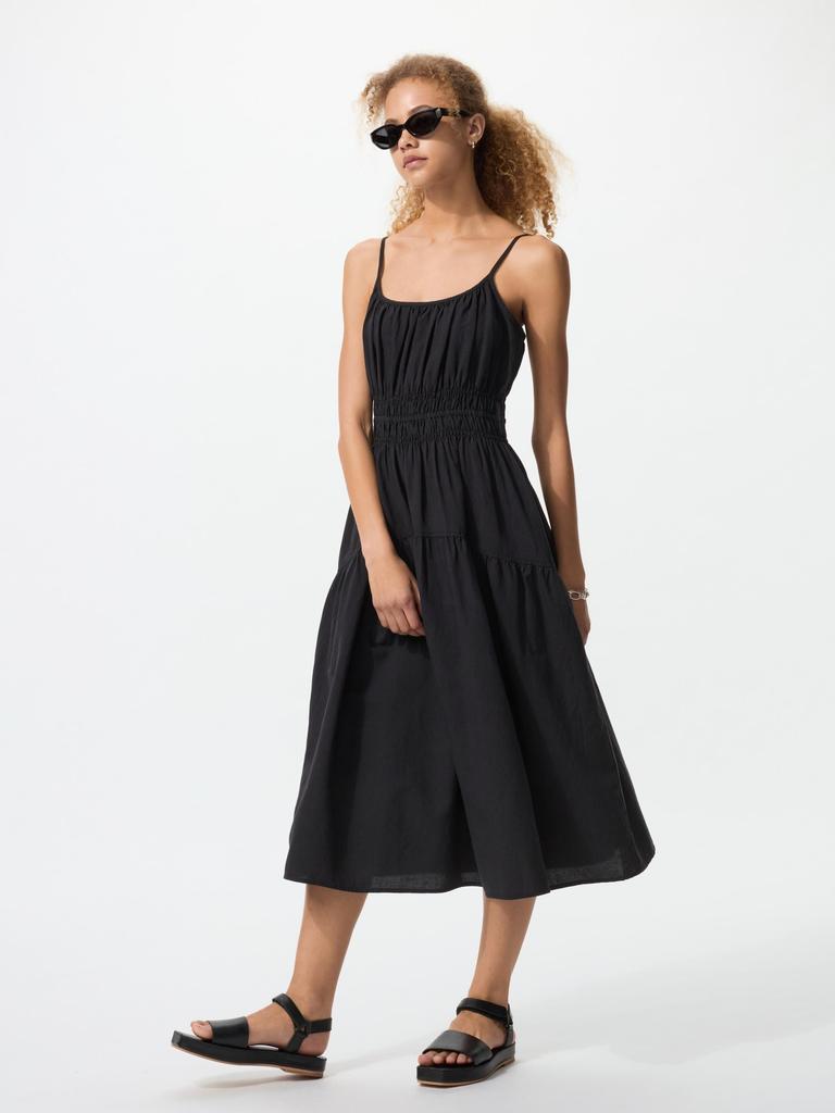 Uniqlo Linen Blend Camisole Dress