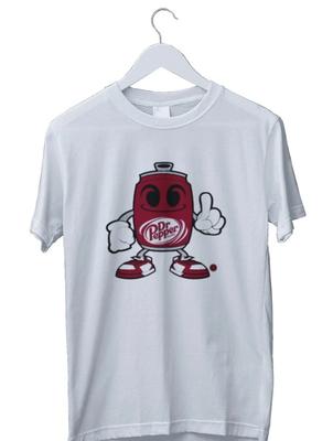 Men's and Women's T-shirts Dr Pepper Guy Graphic Print Unisex Mens T-Shirt S M L XL 2 3 4 XL