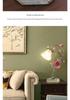 Romantic Floral Bedside Lamp: Perfect for Weddings & Bedrooms