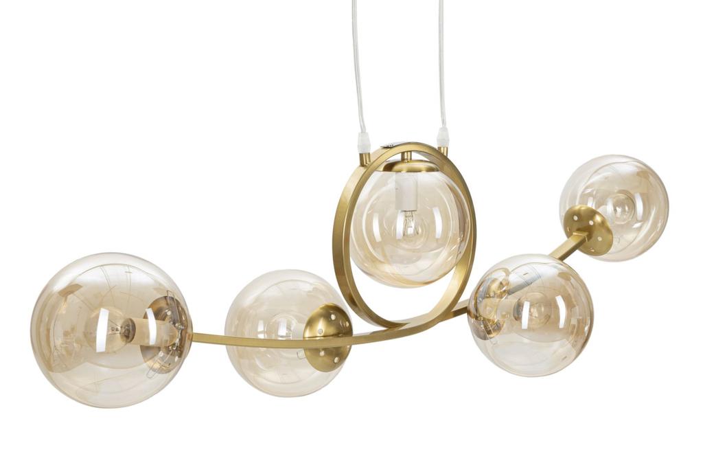 Deckenleuchte Japan 5 Lichter Cm 100X33X30