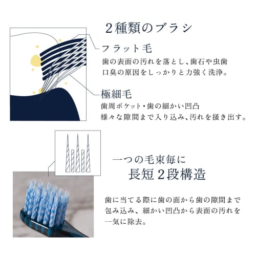 [Official] Ultimate Refinement X Supreme Structure NOILA-S&T Two Toothbrushes + NOILA-N Classic Toothpaste 50g | Ultra-Fine Bristles & Two Types of Sp