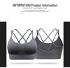 Plus Size Criss-Cross Back Sports Bra for Women - Shockproof, Casual, Fitness, Running, Yoga