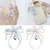 Eye Catching Phone Charm Unique Bowknot Keyring Delicate Keychain Phone Accessories Bag Pendant for Purse Backpack