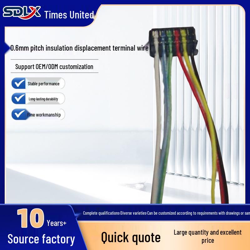 0.6mm/0.8mm Pitch Insulation Displacement Connector & Wire