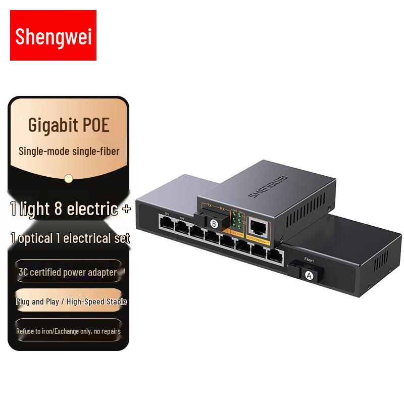 Shengwei Glasfaser-Medienkonverter