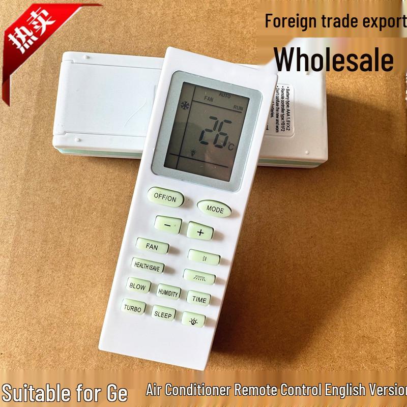 English Remote Control for Gree Wall-Mounted and Central Air Conditioners, Model YBOF2