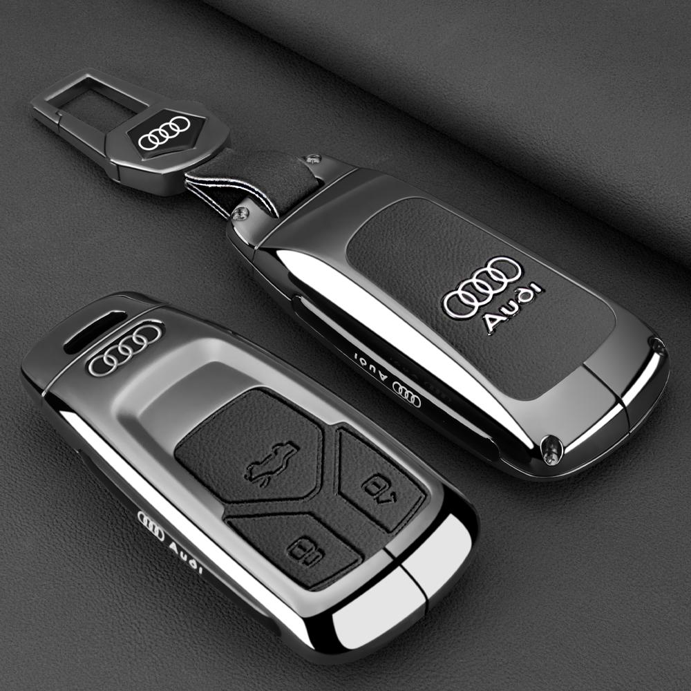 NEW Zinc Alloy Fashion Car Remote Control Key Case Cover For B Q3 A4 A5 Q5 Q7 SQ7 8W S4 S5 TT TTS 8S RS Keychain Accessories